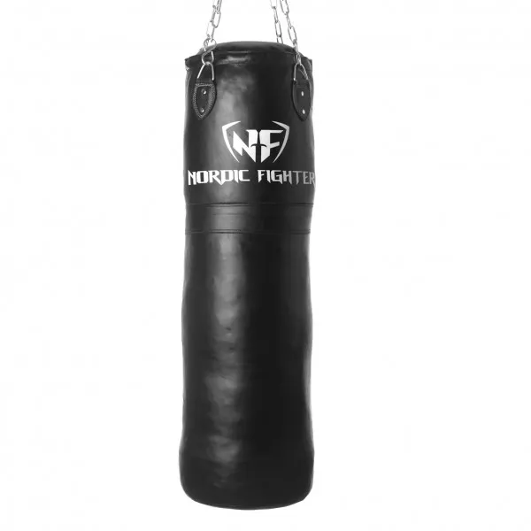 Nordic Fighter Boxningssäck Äkta Läder 145cm 60kg