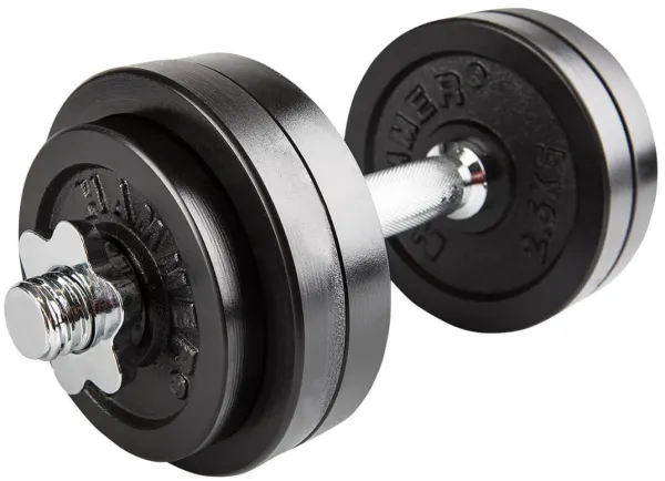 Finnlo Hantelset Svart Justerbar Hantel 15kg